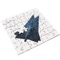 Whales in deep ocean Wooden Puzzle Square View3