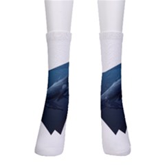 Whales In Deep Ocean Men s Crew Socks by goljakoff