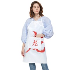 Dragon Hieroglyph Pocket Apron by goljakoff