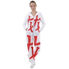 Dragon Hieroglyph Women s Tracksuit by goljakoff