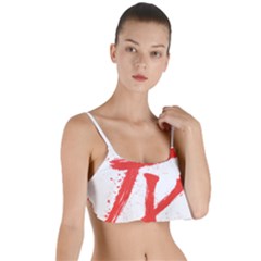 Dragon Hieroglyph Layered Top Bikini Top  by goljakoff