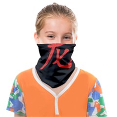 Dragon Hieroglyph Face Covering Bandana (kids) by goljakoff