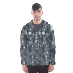 Abstract Texture Surface Print Men s Hooded Windbreaker