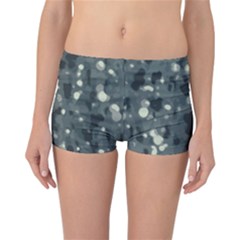 Abstract Texture Surface Print Reversible Boyleg Bikini Bottoms