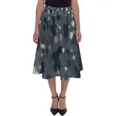 Abstract Texture Surface Print Perfect Length Midi Skirt by dflcprintsclothing