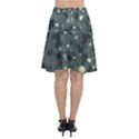 Abstract Texture Surface Print Chiffon Wrap Front Skirt View2