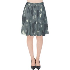 Abstract Texture Surface Print Velvet High Waist Skirt by dflcprintsclothing