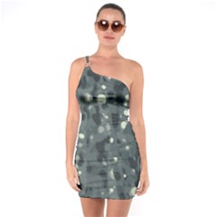 Abstract Texture Surface Print One Soulder Bodycon Dress by dflcprintsclothing