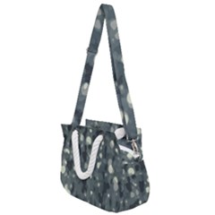 Abstract Texture Surface Print Rope Handles Shoulder Strap Bag by dflcprintsclothing