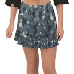 Abstract Texture Surface Print Fishtail Mini Chiffon Skirt by dflcprintsclothing