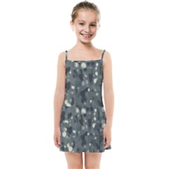 Abstract Texture Surface Print Kids  Summer Sun Dress