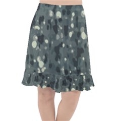 Abstract Texture Surface Print Fishtail Chiffon Skirt by dflcprintsclothing