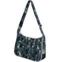 Abstract Texture Surface Print Zip Up Shoulder Bag View2