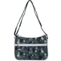 Abstract Texture Surface Print Zip Up Shoulder Bag View3