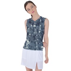 Abstract Texture Surface Print Women s Sleeveless Sports Top by dflcprintsclothing