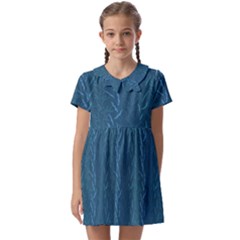 Algae And Aquatic Plants Kids  Asymmetric Collar Dress by SychEva