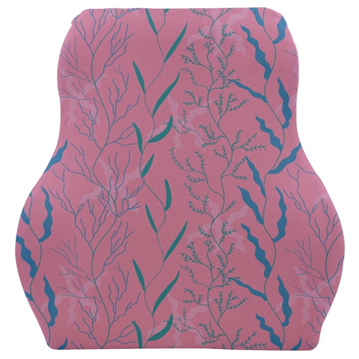 Undersea World  Plants And Starfish Car Seat Velour Cushion 