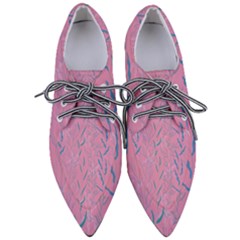 Undersea World  Plants And Starfish Pointed Oxford Shoes by SychEva