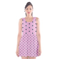 Sweet Sweets Scoop Neck Skater Dress by SychEva