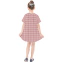 Abstrait carreaux rose/blanc Kids  Smock Dress View2