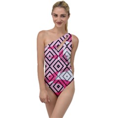 Patternabstraitrosenoir65 To One Side Swimsuit