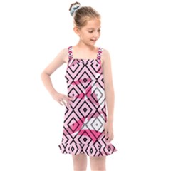 Patternabstraitrosenoir65 Kids  Overall Dress by kcreatif