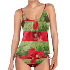 Photos Collage Coquelicots Tankini Set by kcreatif