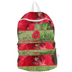 Photos Collage Coquelicots Foldable Lightweight Backpack by kcreatif