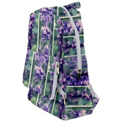 Collage Fleurs Violette Travelers  Backpack by kcreatif