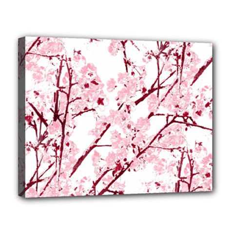 Fleurs De Cerisier Canvas 14  X 11  (stretched) by kcreatif