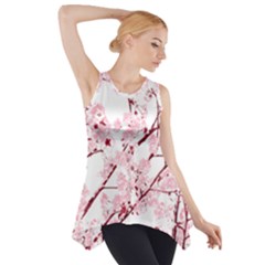 Fleurs De Cerisier Side Drop Tank Tunic by kcreatif