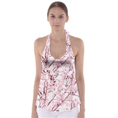 Fleurs De Cerisier Babydoll Tankini Top by kcreatif