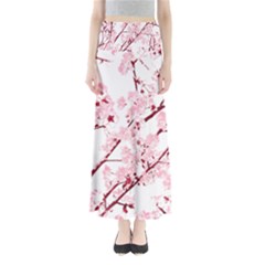 Fleurs De Cerisier Full Length Maxi Skirt by kcreatif