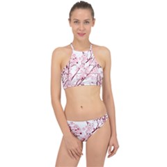 Fleurs De Cerisier Racer Front Bikini Set by kcreatif