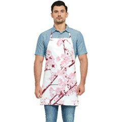 Fleurs De Cerisier Kitchen Apron by kcreatif