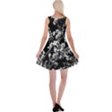 Fleurs de cerisier Noir & Blanc Reversible Velvet Sleeveless Dress View2