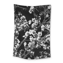 Fleurs De Cerisier Noir & Blanc Small Tapestry