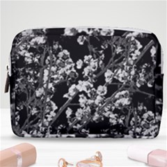 Fleurs De Cerisier Noir & Blanc Make Up Pouch (medium) by kcreatif