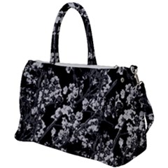 Fleurs De Cerisier Noir & Blanc Duffel Travel Bag by kcreatif