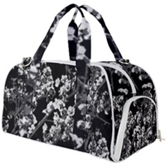 Fleurs De Cerisier Noir & Blanc Burner Gym Duffel Bag by kcreatif