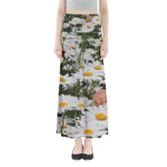 Champs De Marguerites Full Length Maxi Skirt by kcreatif