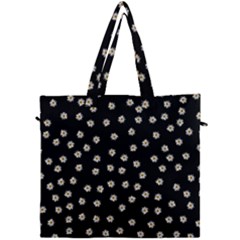 Pattern Marguerites Canvas Travel Bag by kcreatif