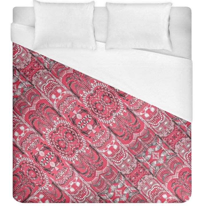 Fancy Ornament Pattern Design Duvet Cover (King Size)