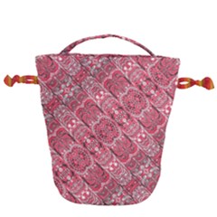 Fancy Ornament Pattern Design Drawstring Bucket Bag