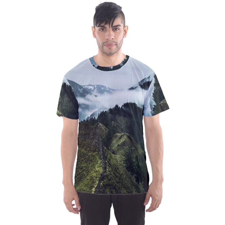 Green mountain Men s Sport Mesh Tee