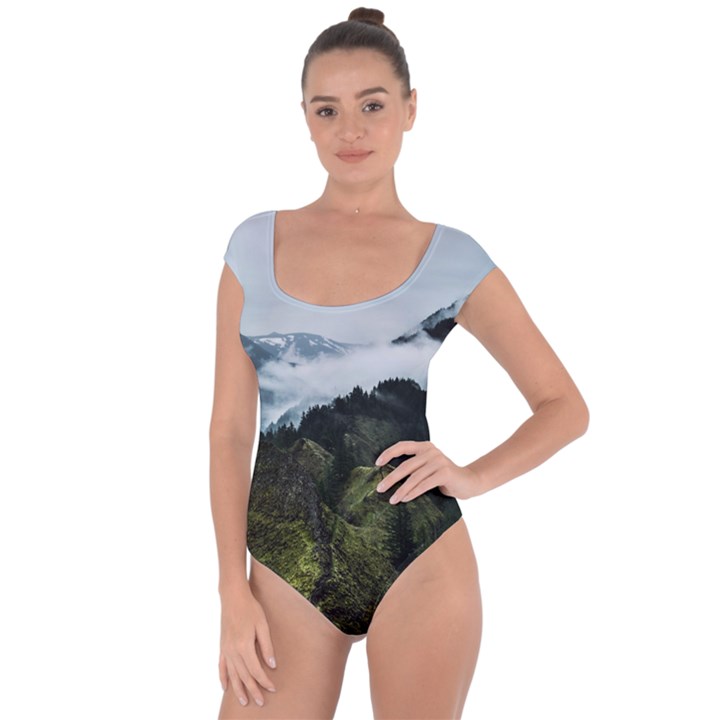 Green mountain Short Sleeve Leotard 