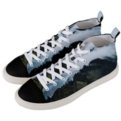 Green Mountain Men s Mid-top Canvas Sneakers by goljakoff