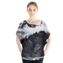 Whales dream Batwing Chiffon Blouse View1