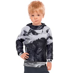 Whales Dream Kids  Hooded Pullover by goljakoff