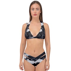 Whales Dream Double Strap Halter Bikini Set by goljakoff